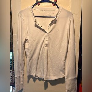 American Eagle Long sleeve waffle top